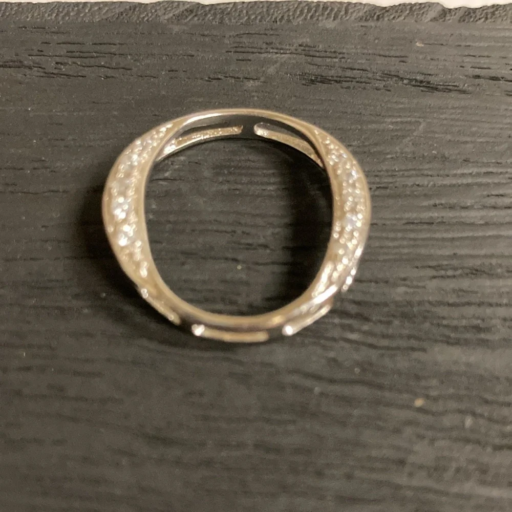 Silver tone & Rhinestones Slide - Picture 3 of 4